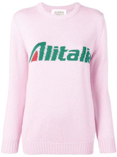 Shop Alberta Ferretti Alitalia Jumper - Pink