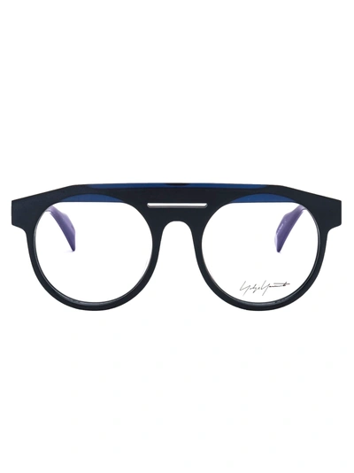 Shop Yohji Yamamoto Thick Rimmed Glasses In C613