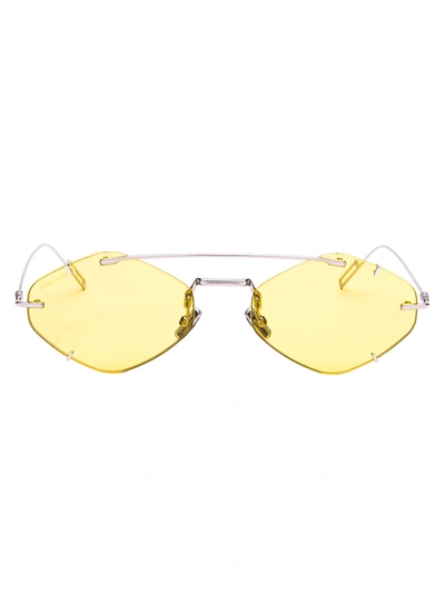 Shop Dior Eyewear Inclusion Sunglasses In 010j9