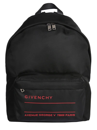 Shop Givenchy Paris Backpack In Nero