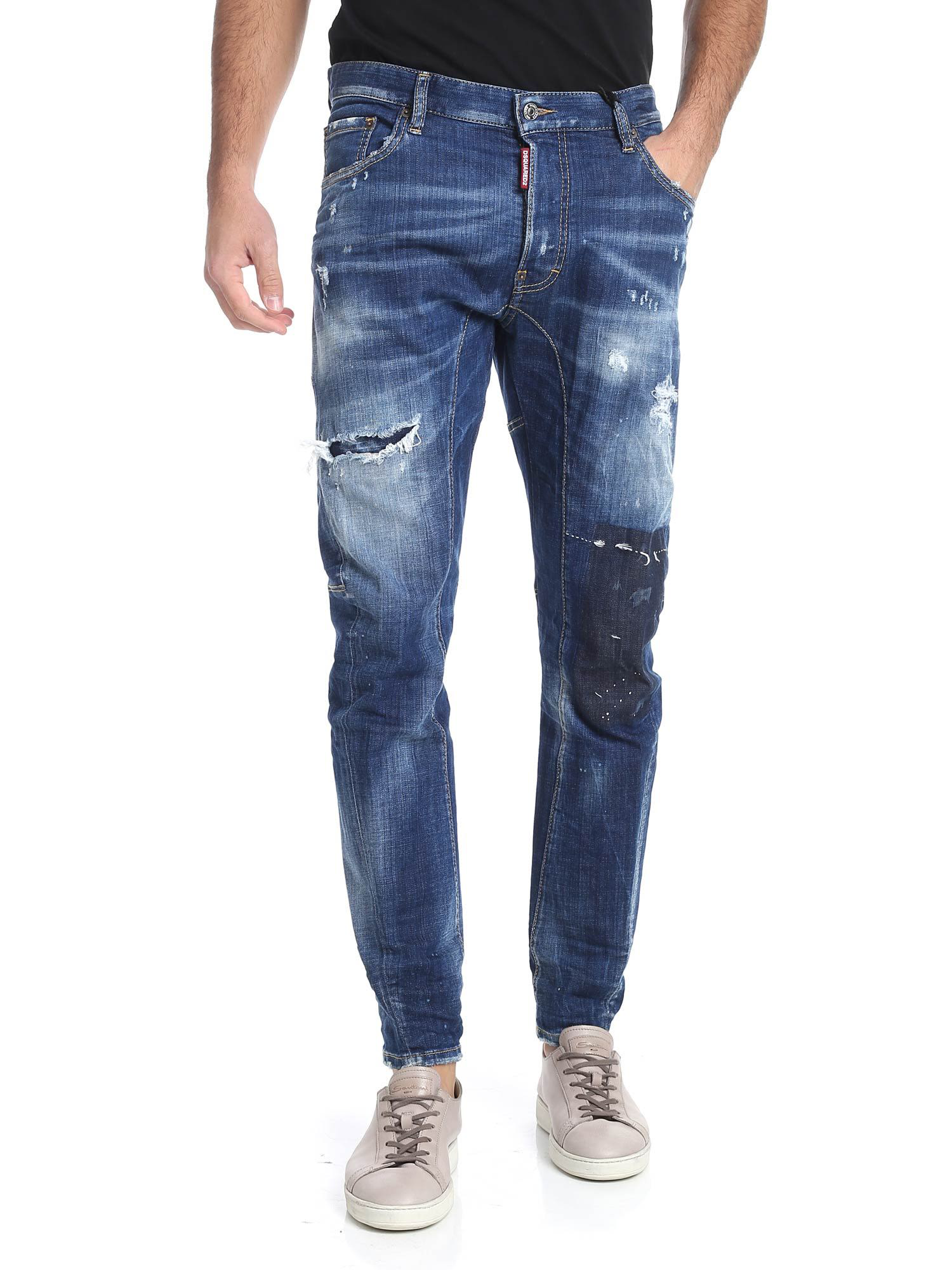 dsquared jeans tidy biker