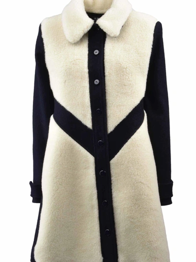 Shop Apc A.p.c. Single Breasted Coat In Lza Faux Noir