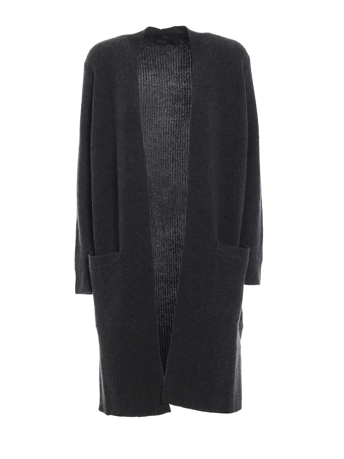 Polo Ralph Lauren Wool Cashmere Cardigan In Black | ModeSens