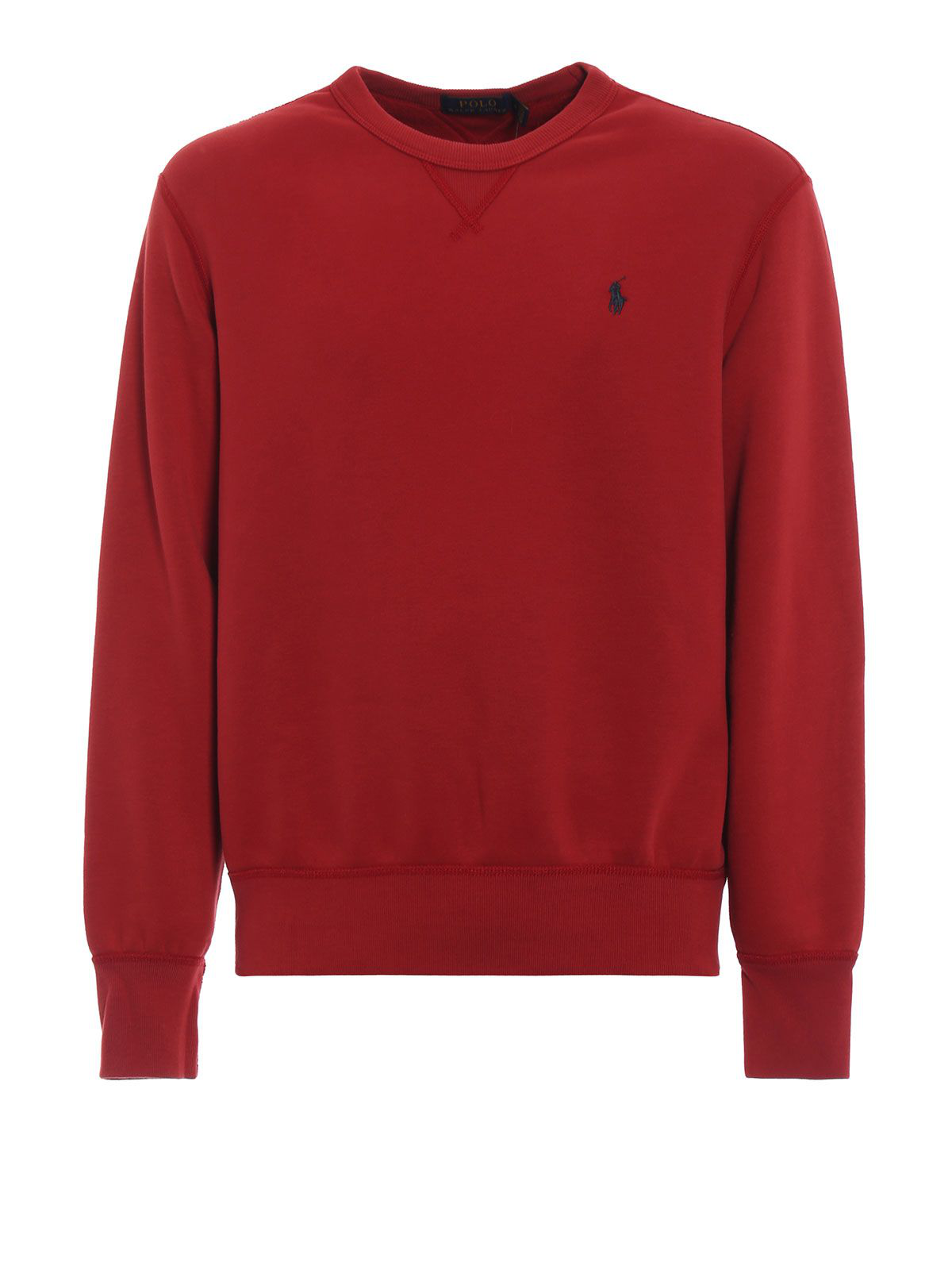 Polo Ralph Lauren Red Cotton Blend Sweatshirt | ModeSens