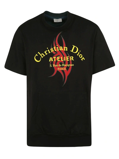 Shop Dior Christian  T-shirt In Multicolor