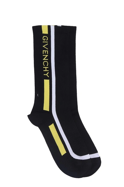 Shop Givenchy Black Cotton Socks