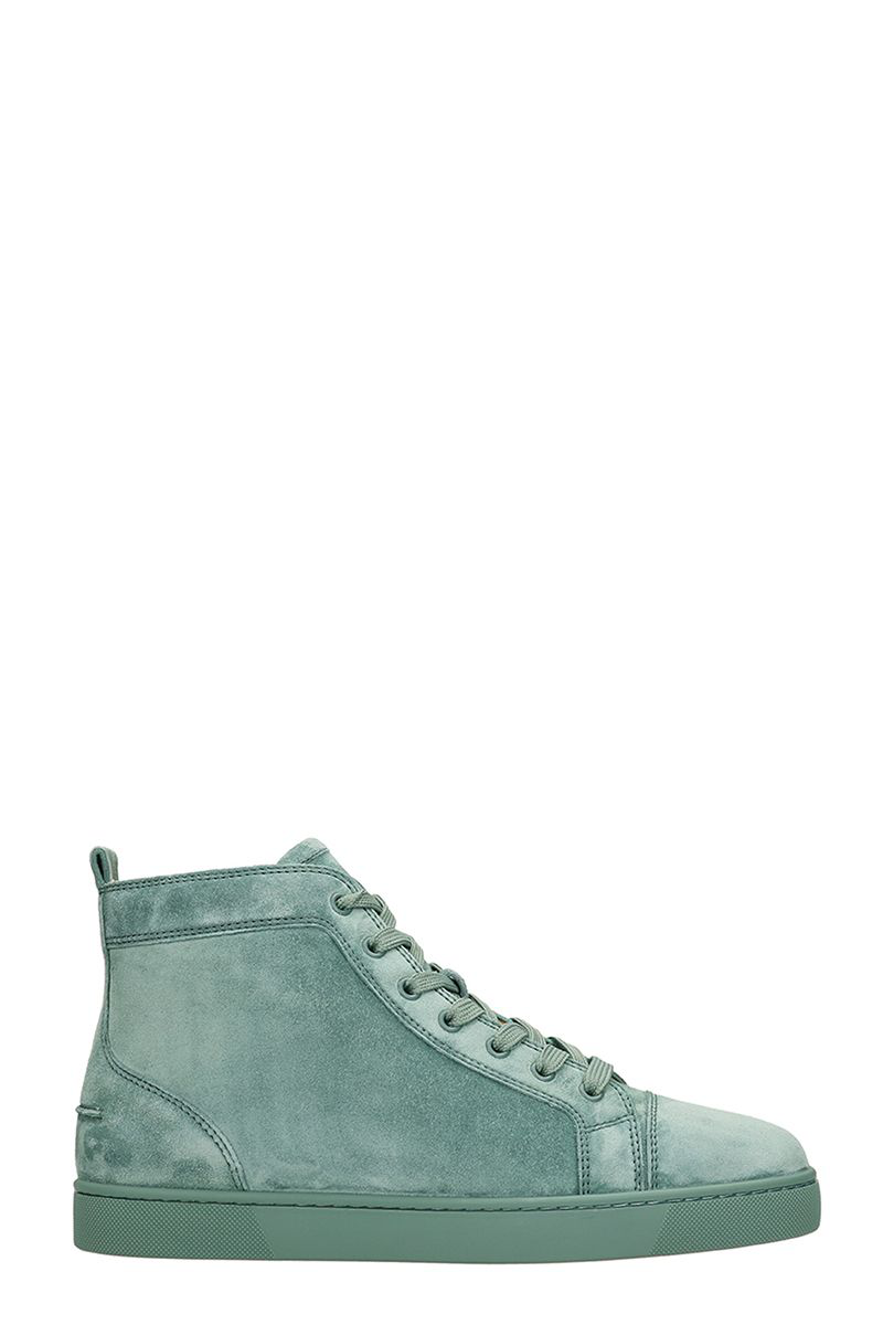 louboutin suede green
