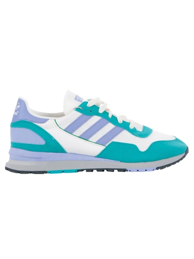 Adidas Originals Adidas White, Green And Lilac Lowertree Spzl Sneakers In  Multicolor | ModeSens