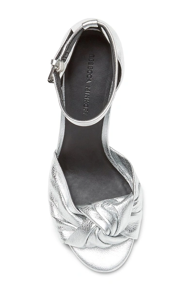 Shop Rebecca Minkoff Designer Silver Heels | Capriana Sandal Heels |