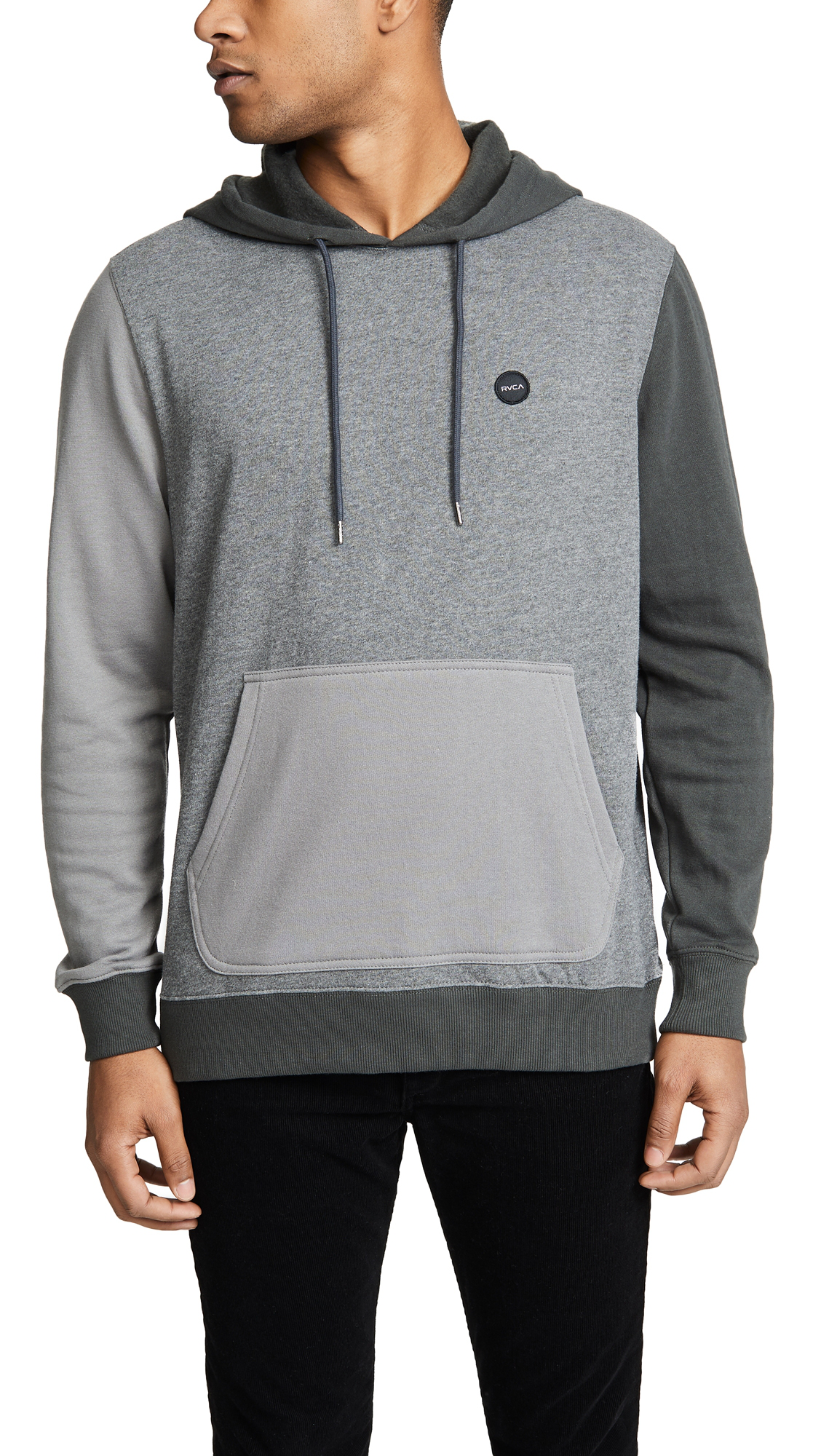 Rvca Rudy Hoodie In Smoked Grey | ModeSens