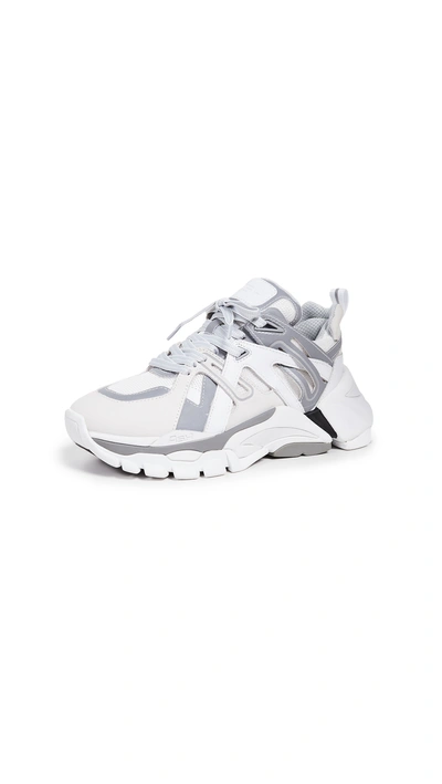 Shop Ash Fl Trainers In White/reflex Silver/off White