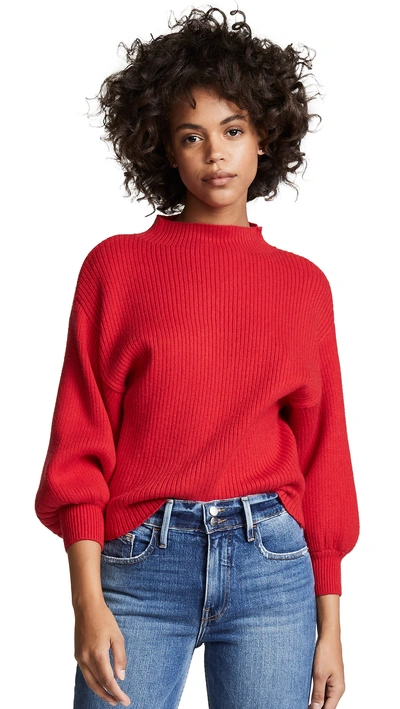 Shop Line & Dot Alder Sweater In Red