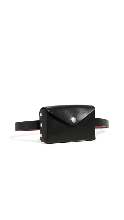 Shop Rag & Bone Atlas Belt Bag M/l Belt In Black/red