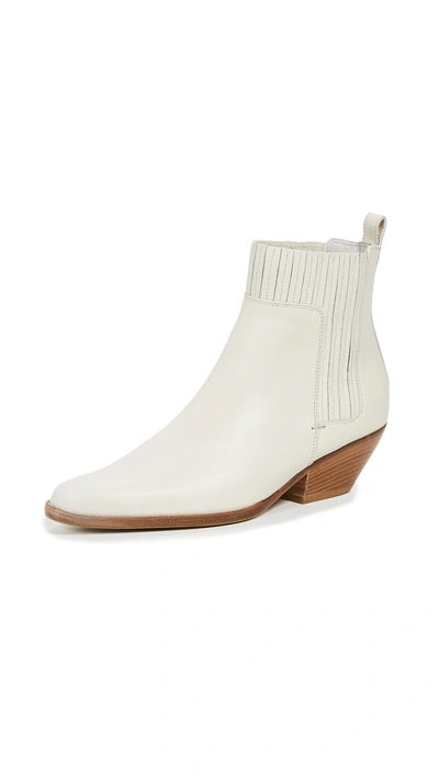 Vince Eckland Booties In Vintage White ModeSens