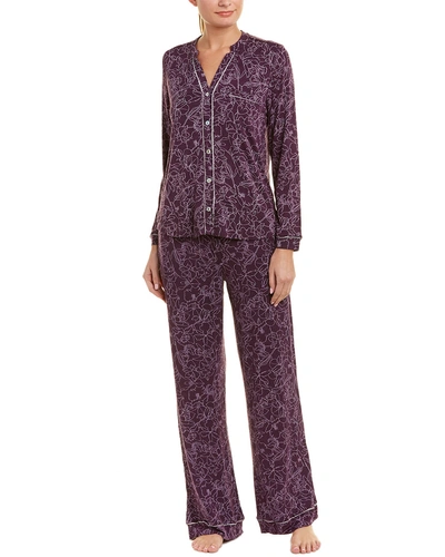 Shop Fleur't 2pc Silk In Purple