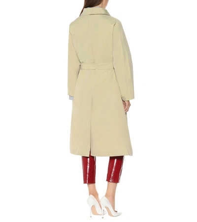 Shop Isabel Marant Étoile Debra Twill Trench Coat In Beige