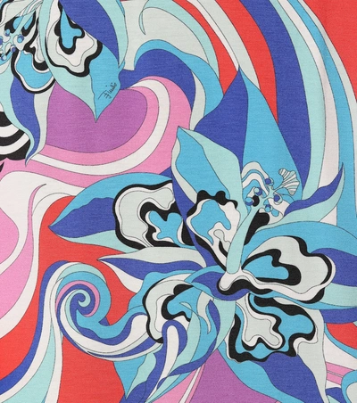 Shop Emilio Pucci Beach Printed Kaftan In Multicoloured