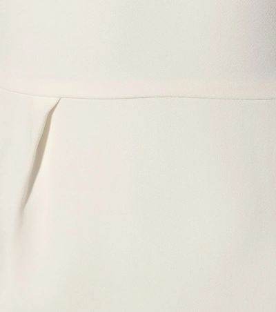 Shop Stella Mccartney Rose Stretch Cady Gown In White
