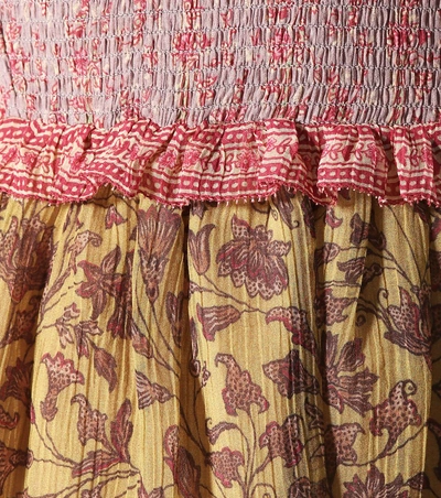 Shop Zimmermann Juniper Cotton And Silk Playsuit In Multicoloured