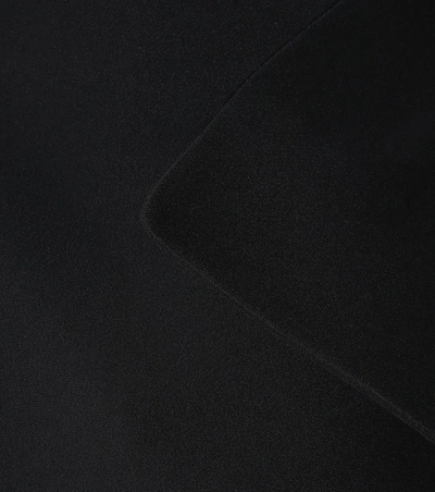 Alexander Mcqueen Upside-down Lapel Jacket In Black