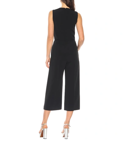 Shop Red Valentino Cady Crêpe Jumpsuit In Black