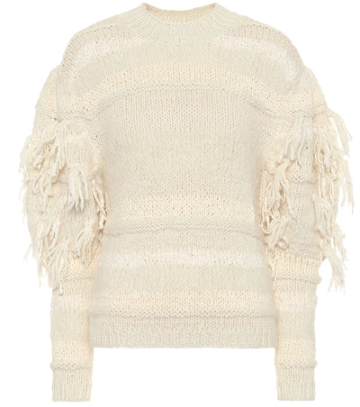 Shop Ulla Johnson Delma Alpaca And Cotton Sweater In Beige