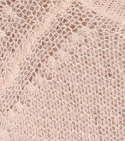 Shop Max Mara Osteo Cashmere And Silk Sweater In Pink