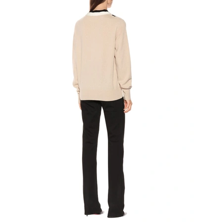 Shop Helmut Lang Wool-blend Sweater In Brown