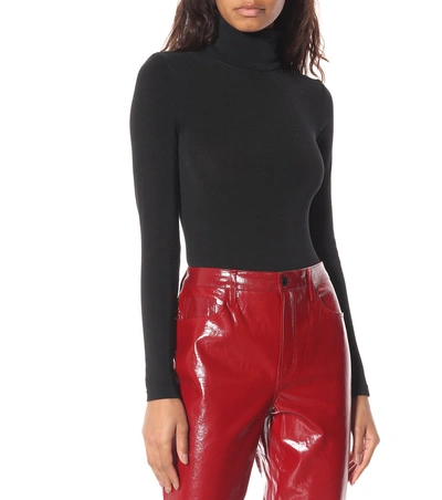 Shop J Brand Ruby High-rise Patent Leather Pants In Red
