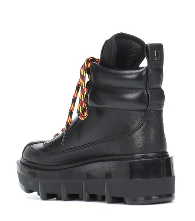 Shop Marc Jacobs Shay Leather Hiking Boots In Black