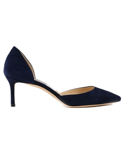 Shop Jimmy Choo Esther Pumps In Navy
