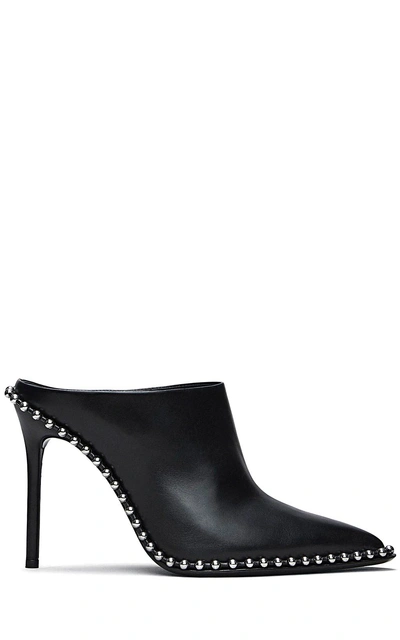 Shop Alexander Wang Eri Studded Leather Mules In Nero