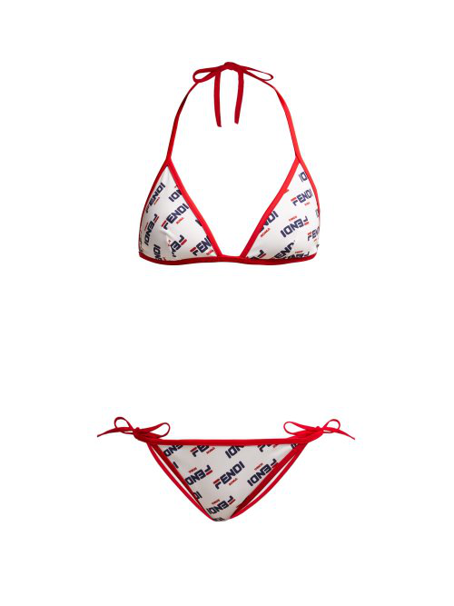 fendi bikini white