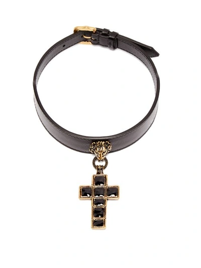 Gucci cross best sale choker