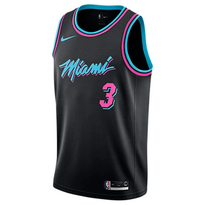 Nike Men's Miami Heat Nba Dwyane Wade City Edition Connected Jersey, Black  | ModeSens