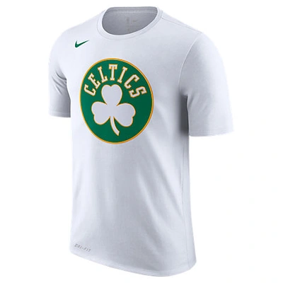 Shop Nike Men's Boston Celtics Nba Dry City Edition T-shirt, White