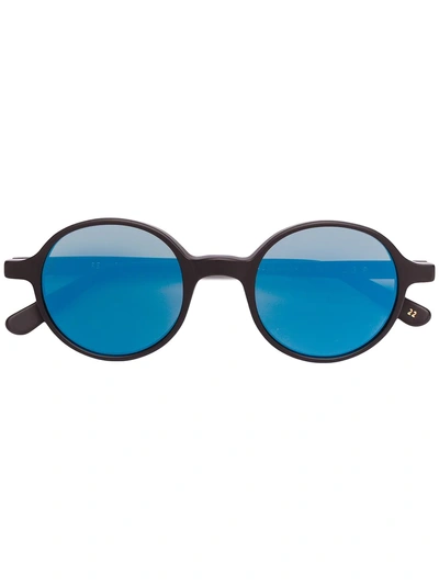 Shop Lgr Round Frame Sunglasses In Black