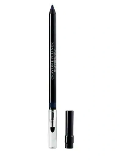 Shop Dior Waterproof Eyeliner/0.04 Oz. In Captivating Midnight Blue