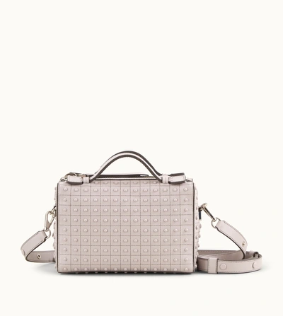 Shop Tod's Gommino Bag Mini In Grey