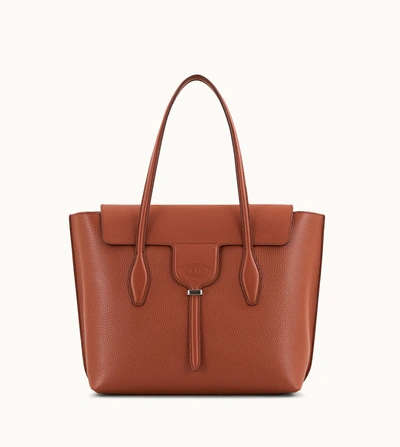 Shop Tod's Joy Bag Medium In Orange