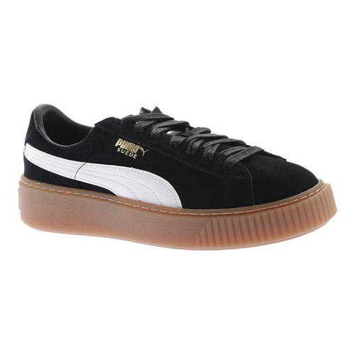 puma suede platform crushed gem