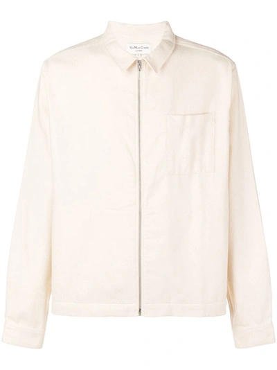 Shop Ymc You Must Create Ymc Zipped Shirt-jacket - Neutrals