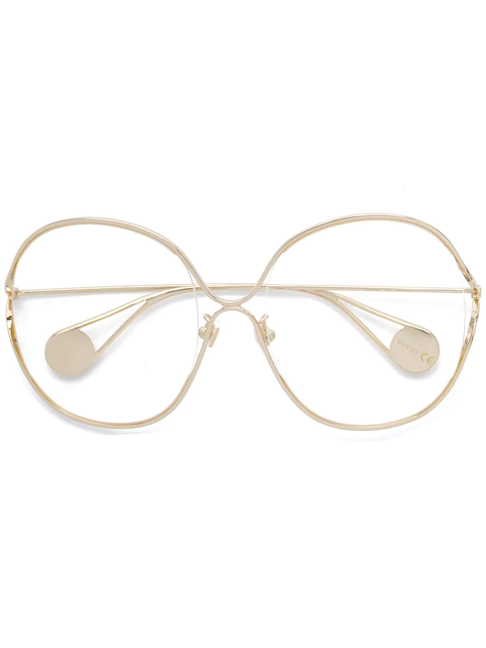 gucci oversized optical frames