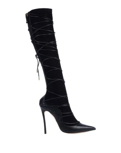 Shop Dsquared2 Knee Boots In Black