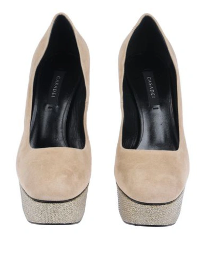 Shop Casadei Pump In Sand