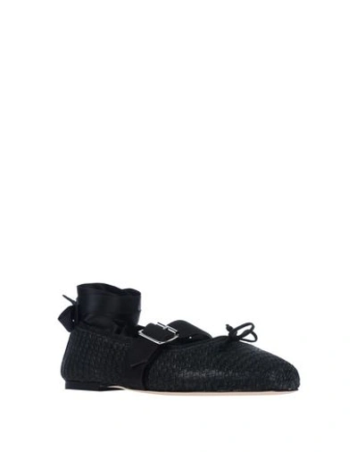 Shop Pantofola D'oro Ballet Flats In Black