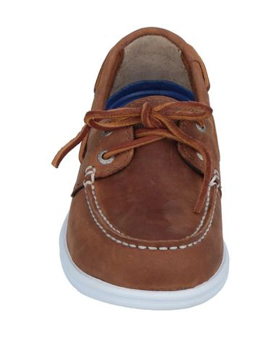 Shop Sebago Loafers In Brown