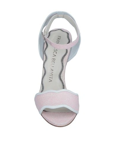 Shop Francesca Bellavita Woman Sandals Light Pink Size 8 Soft Leather