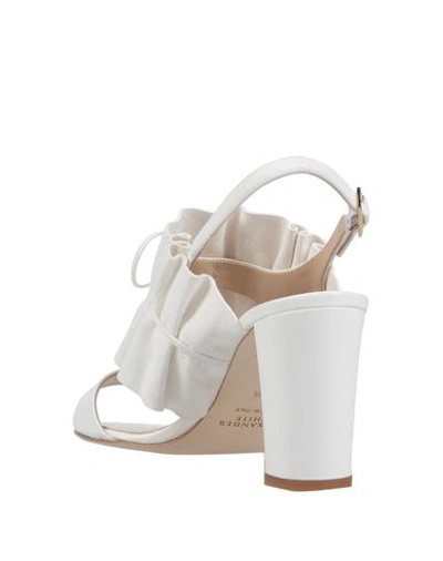 Shop Alexander White Sandals In White