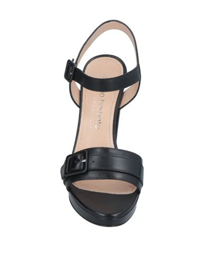 Shop Antonio Barbato Sandals In Black